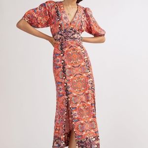 Anthropologie Floral Dress size 14
